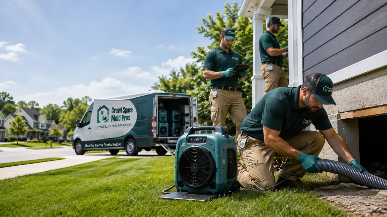Crawl Space Mold Removal in Sheboygan, WI